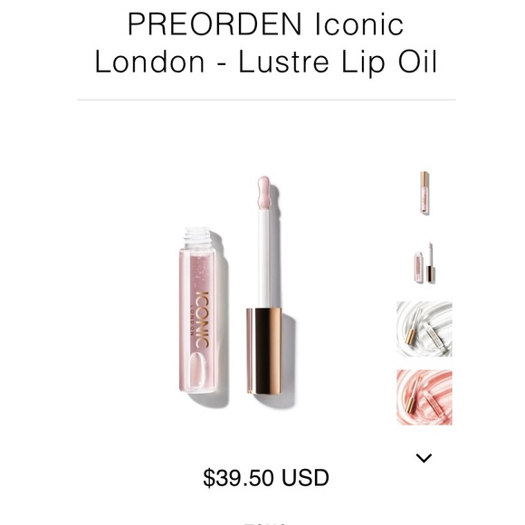 NIB ICONIC LONDON LUSTRE LIP OIL “ SugAr Mama” - Picture 7 of 8